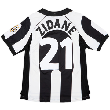 1997-98 Juventus Centenary Home Shirt Zidane #21 - 7/10 - (S)