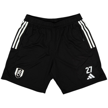 2022-23 Fulham Player Issue adidas Training Shorts #27 - 10/10 - (L)