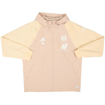 2022-23 Fulham Player Issue Hooded Rain Jacket #4 (Tosin) - 9/10 - (L)