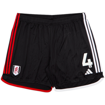 2023-24 Fulham Player Issue Home Shorts #4 - 8/10 - (XXL)