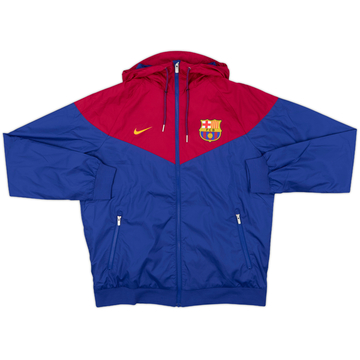 2018-19 Barcelona Nike Hooded Track Jacket - 7/10 - (M)