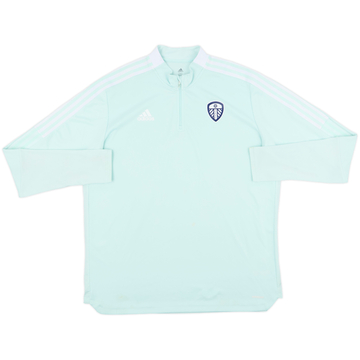 2021-22 Leeds adidas 1/4 Zip Drill Top - 7/10 - (XXL)