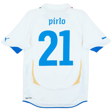 2010-12 Italy Away Shirt Pirlo #21 - 8/10 - (S)
