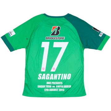 2013 Sagan Tosu v 'Omiya Ardija' Third Shirt Sagantino #17 - 6/10 - (L)
