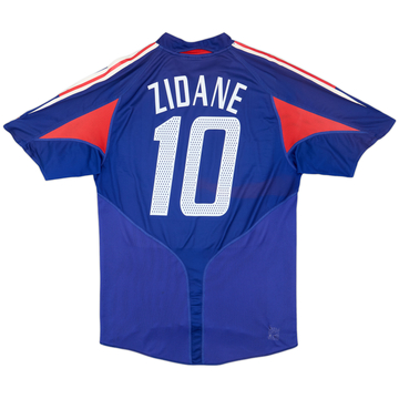 2004-06 France Home Shirt Zidane #10 - 8/10 - (L)