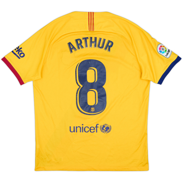 2019-20 Barcelona Away Shirt Arthur #8 - 6/10 - (L)