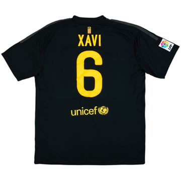 2011-12 Barcelona Away Shirt Xavi #6 - 9/10 - (XL)