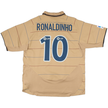 2003-05 Barcelona Away Shirt Ronaldinho #10 - 8/10 - (L)