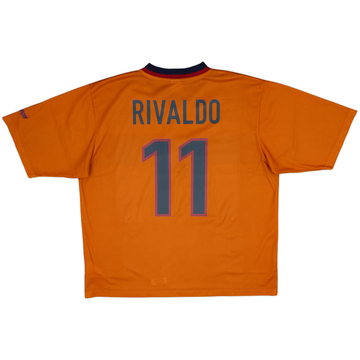 1998-00 Barcelona Basic Third Shirt Rivaldo #11 - 6/10 - (XL)