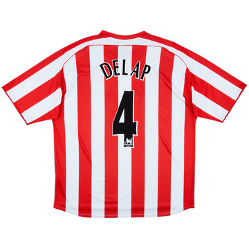 2005-07 Sunderland Home Shirt Delap #4 - 8/10 - (XXL)