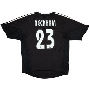2004-05 Real Madrid Away Shirt Beckham #23 - 7/10 - (M)