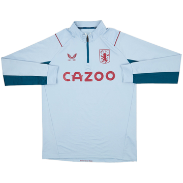 2022-23 Aston Villa Castore 1/4 Zip Drill Top - 10/10 - (M)