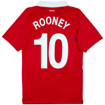 2010-11 Manchester United Home Shirt Rooney #10 - 6/10 - (S)