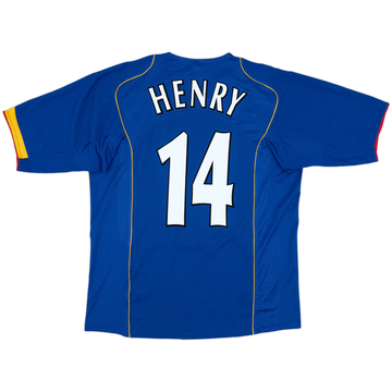 2004-06 Arsenal Away Shirt Henry #14 - 8/10 - (L)