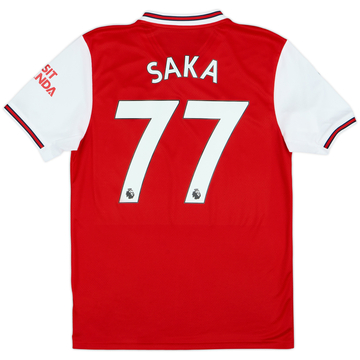 2019-20 Arsenal Home Shirt Saka #77 - 10/10 - (M)