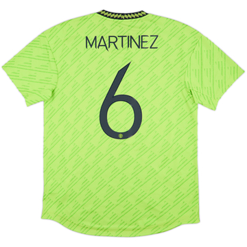 2022-23 Manchester United Player Issue Third Shirt Martinez #6 (M/L)