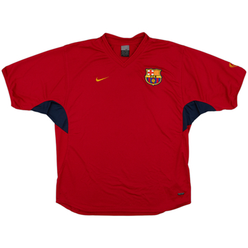 2003-04 Barcelona Nike Training Shirt - 8/10 - (L)