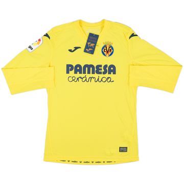 2020-21 Villarreal Home L/S Shirt (S)