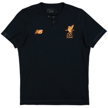 2017-18 Liverpool New Balance Cotton Tee - 8/10 - (XL.Boys)