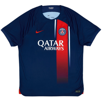 2023-24 Paris Saint-Germain Home Shirt - 8/10 - (XL)