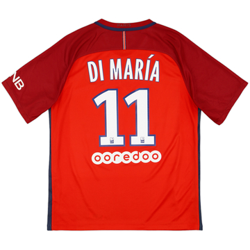 2016-17 Paris Saint-Germain Away Shirt Di Maria #11 - 10/10 - (L)