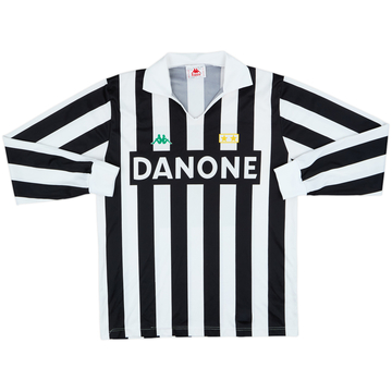 1992-94 Juventus Basic Home L/S Shirt - 6/10 - (L)