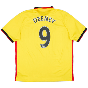 2016-17 Watford Home Shirt Deeney #9 - 8/10 - (XL)