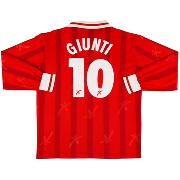1996-97 Perugia Home L/S Shirt Giunti #10 - 6/10 - (XL)