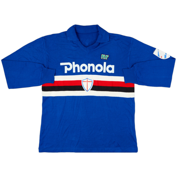 1983-84 Sampdoria Home L/S Shirt - 6/10 - (L)