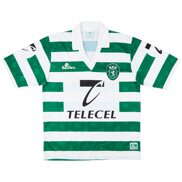 1995-96 Sporting CP Saillev Home Shirt - 8/10 - (XXL)