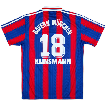 1995-97 Bayern Munich Home Shirt Klinsmann #18 - 5/10 - (S)