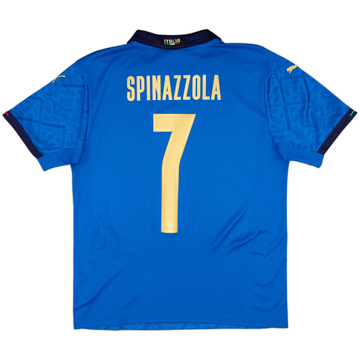 2020-21 Italy Home Shirt Spinazzola #7 - 10/10 - (M)