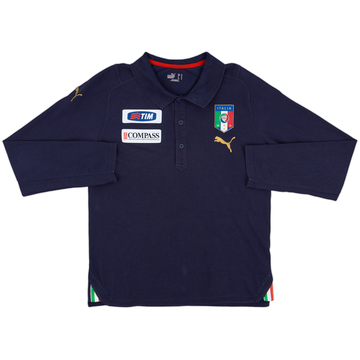 2014-15 Italy Puma Polo L/S Shirt - 8/10 - (M)