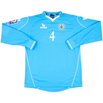 2008-10 San Marino Match Issue Home L/S Shirt #4
