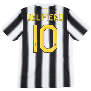 2011-12 Juventus Home Shirt Del Piero #10 - 6/10 - (S)