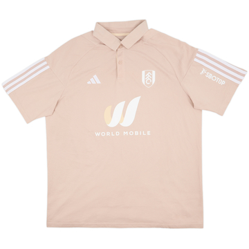 2023-24 Fulham adidas Polo Shirt - 8/10 - (XL)
