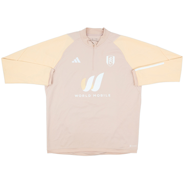 2022-23 Fulham adidas 1/4 Zip Drill Top - 9/10 - (XL)