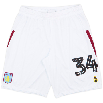 2018-19 Aston Villa Player Issue Away Shorts #34 - 9/10 - (M)