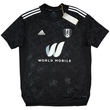 2021-22 Fulham Squad Signed Away Shirt (L)