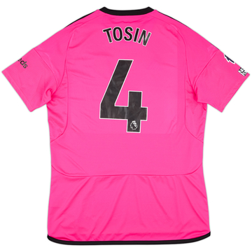 2023-24 Fulham Match Issue Away Shirt Tosin #4