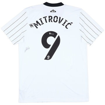 2021-22 Fulham Signed Home Shirt Mitrovic #9 (L)