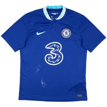 2022-23 Chelsea Signed Home Shirt - 8/10 - (M)