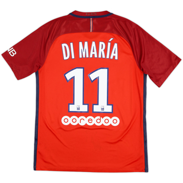 2016-17 Paris Saint-Germain Away Shirt Di Maria #11 - 7/10 - (M)