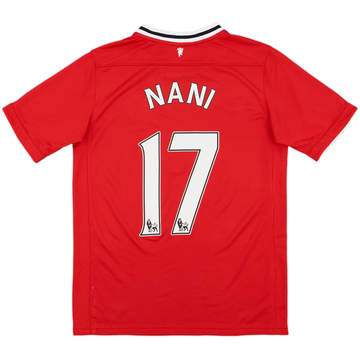 2011-12 Manchester United Home Shirt Nani #17 - 7/10 - (XL.Boys)