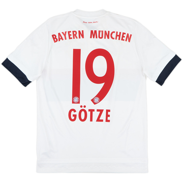 2015-16 Bayern Munich Away Shirt Gotze #19 - 6/10 - (XL.Boys)