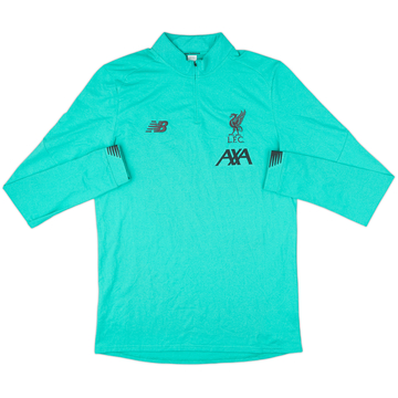 2019-20 Liverpool New Balance 1/4 Zip Drill Top - 10/10 - (L)