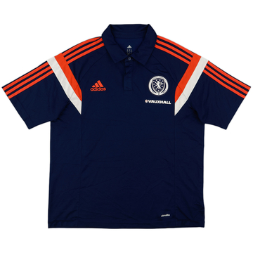 2014-15 Scotland adidas Polo Shirt - 8/10 - (XL)