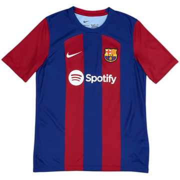 2023-24 Barcelona Home Shirt - 9/10 - (XL.Boys)