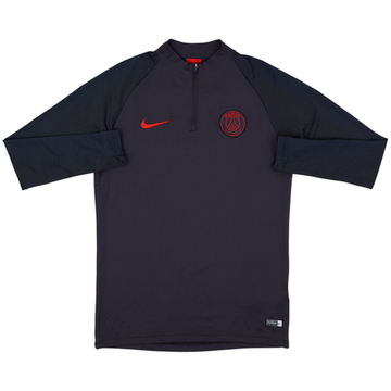 2019-20 Paris Saint-Germain Nike 1/4 Zip Drill Top - 9/10 - (M)
