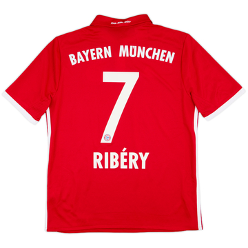 2016-17 Bayern Munich Home Shirt Ribery #7 - 7/10 - (XL.Boys)
